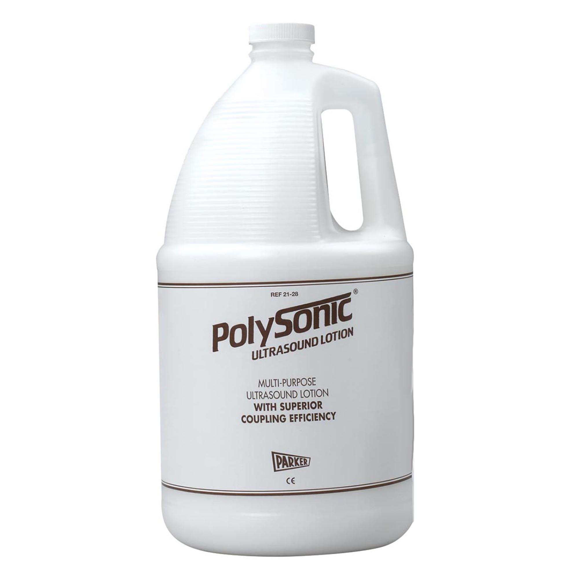 Lotion Ultrasound Lotion Polysonic® Multi-Purpose 1 gal. Pump Bottle (1/EA 4/CS) by Parker Laboratories, Inc.  ID 21-28